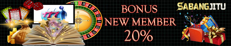 SABANGJITU - Bonus New Member 20% - Kecuali Togel